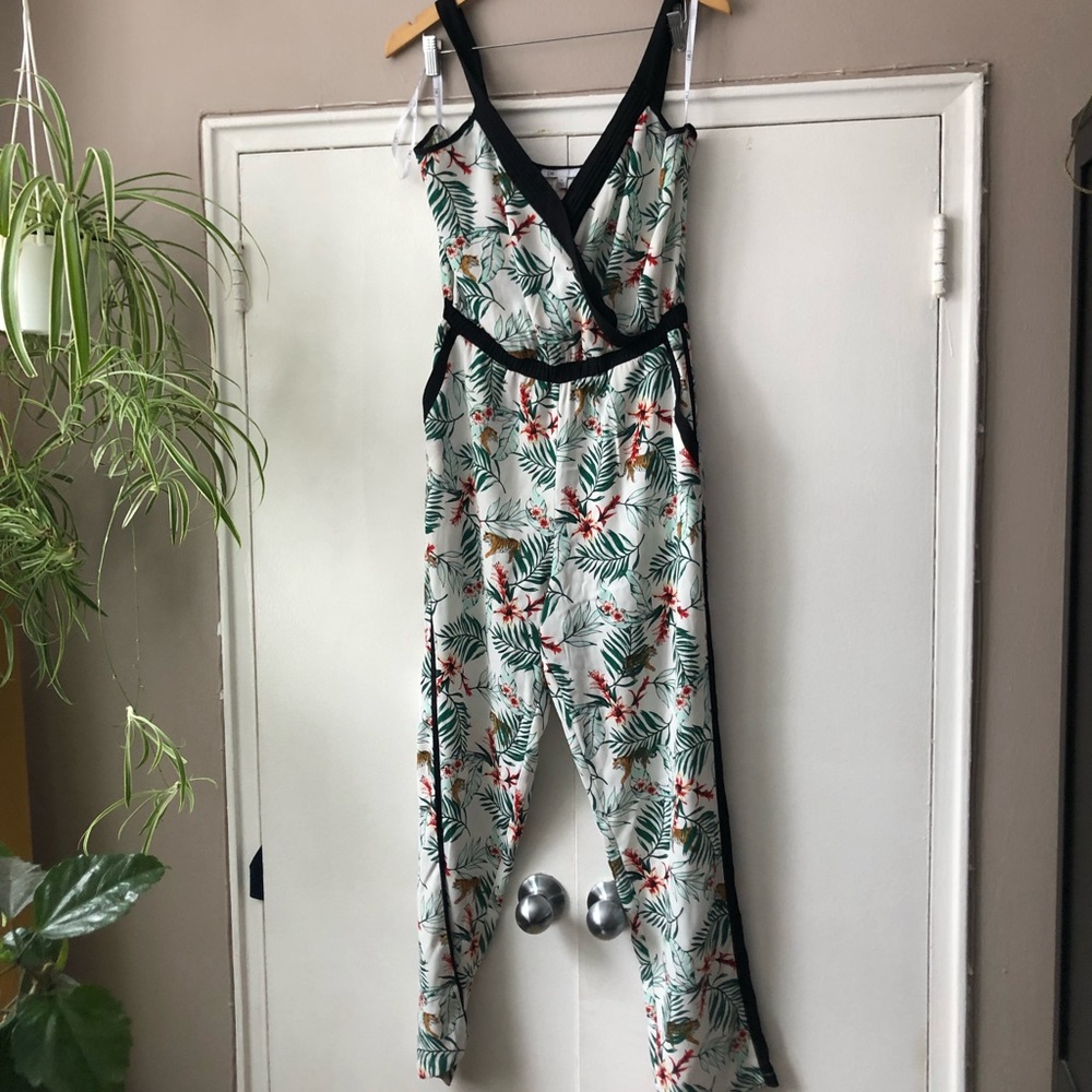 Tiger and Palm Jumpsuit
